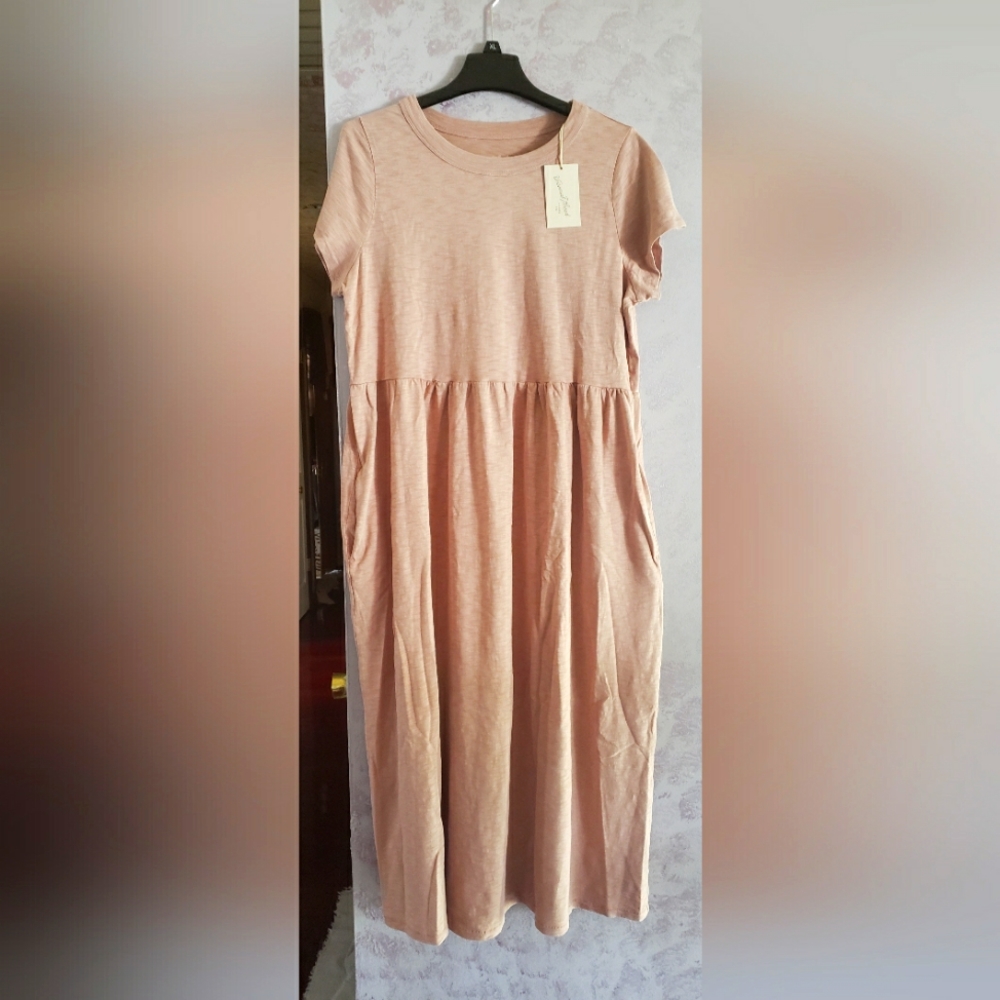 Light pink maxi dress